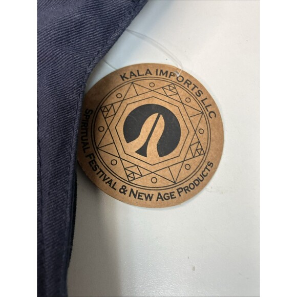 New W/Tag Kala Siddhartha Handmade Blue Sling Crossbody Bag Denim Multi Pocket - Picture 6 of 14